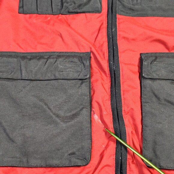 Duluth Trading Company Vest Men's Size Large Tall Fleece Lined Nylon Softshell - Picture 4 of 10